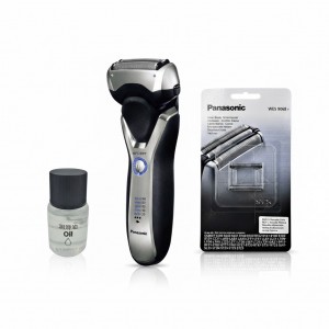 Электробритва Panasonic ES-RT77-S520-AS1 с дополнительным комплектом из лезвия WES-9068Y-1361 и маслом WES-8196X-7911